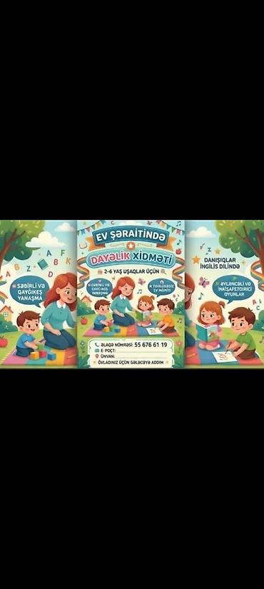 xadimə is: Müəllim, İngilis dili, 5 ildən artıq təcrübə, Tam iş günü — 2