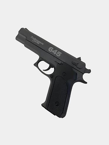 орбизный пистолет: Игрушечный пистолет AirSoft Gun K6D (модель «645») - Тип: пружинный — 5
