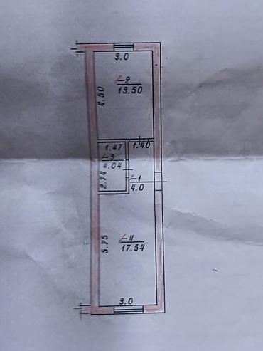 Кыймылсыз мүлк: 1 бөлмө, 40 м², Жеке план, 4 кабат, Евро оңдоо — 8