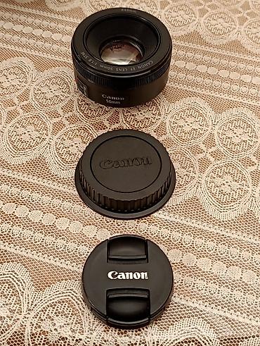 noutbuk ucun cantalar: Canon EF 50mm f/1.8 STM obyektiv - Bayonet: Canon EF (tam kadr və — 1