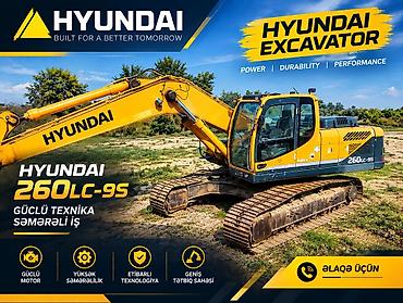 belarus mini traktor: Hyundai 260LC-9S paletli ekskavator real aliciya endirim olacaq — 1