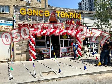 Dekorlar və bəzəklər: Şar bayraq bəzəmə. Shar bayraqla bezedilme. Burulan sarlar. Grilanda — 4