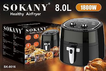 8: АЭРОГРИЛЬ Sokany SK-8016 — ЕДА КАК В РЕСТОРАНЕ БЕЗ МАСЛА! Хочешь — 4
