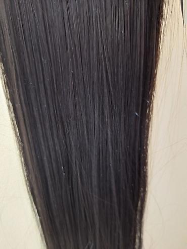 Perike i klipse: Ekstenzija rep – duga, ravna, crna (1b) - Tip: ekstenzija za kosu u — 3