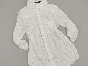 białe bluzki z rękawem 3 4: Сорочка жіноча, Mohito, 2XS, стан - Ідеальний