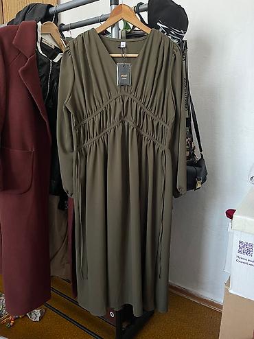 amber elixir: Вечернее платье, Длинная модель, С рукавами, 3XL — 4
