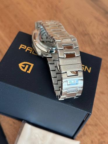 pagani design: Yeni, Qol saatı, Panerai Luminor, rəng - Gümüşü — 3