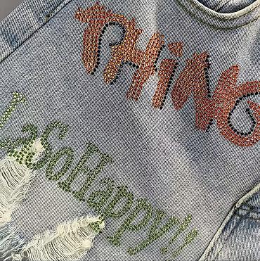 шортики джинсы: Шорты, Стандартные, Джинс, Лето, Новый, S — 2