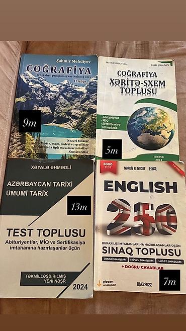 Digər məktəb dərslikləri: 6-cı sinif üçün dərsliklər dəsti Paketə daxil olan kitablar: - — 10
