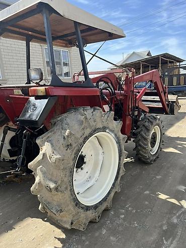 Другие мини-тракторы: Фронтальный мини-трактор, красный, с навесным погрузчиком Описание: - — 3