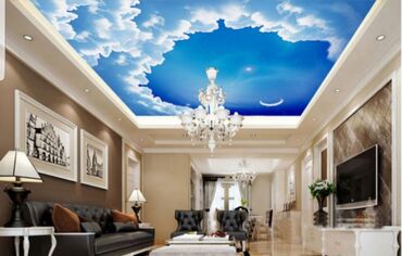 Натяжной потолок: Натяжной потолок 3D потолки, Глянцевое, Матовое — 2