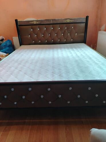 carpayi matrasi: Двуспальная кровать, С матрасом