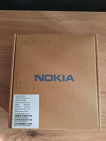 Modemlər və şəbəkə avadanlıqları: Router Nokia G-240W-F — 4