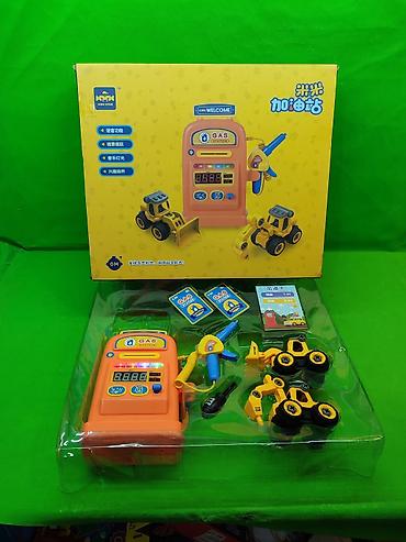 Другие товары для детей: Машинки и станция заправки игрушки детские в комплекте🚗 Комплектация — 2