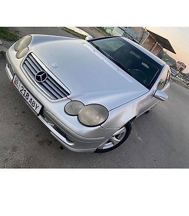 Унаа сатуу: Mercedes-Benz C-Class: 2003 г., 1.8 л, Кол менен иштөөчү, Бензин, Купе — 1