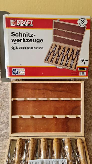 drvene merdevine ikea: Set dleta za rezbarenje drveta – 12 komada u drvenoj kutiji - Komplet — 10