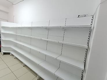 Стеллажи: Торговый стеллаж пристенный, модульная система - Тип: металлический — 3