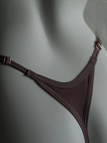 Трусики: Трусы-стринги женские, высокая посадка - Модель: минималистичные — 7