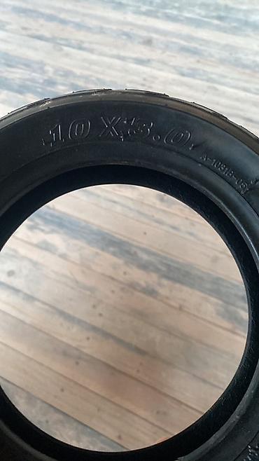 24 10 matoru: Elektrik skuter üçün şin - Ölçü: 10 x 3.0 (10 düym felgə üçün, 3.0 — 1