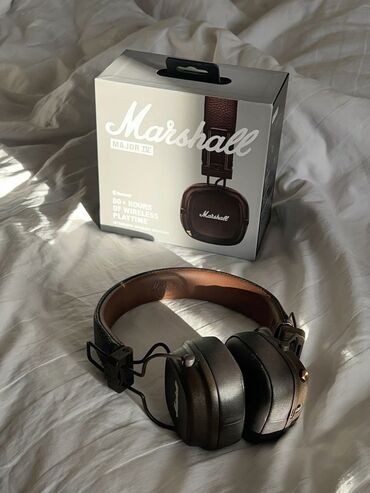 Наушники: Накладные, Marshall, Новый, Беспроводные (Bluetooth), Студийные