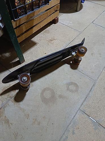 qarmon qutusu: Skateboard, skeytbord. dəmir materialdan. heç bir qırığı sınığı — 2