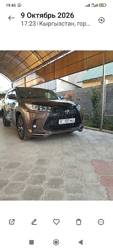 Продажа авто: Toyota Highlander: 2018 г., 3.5 л, Автомат, Бензин, Кроссовер — 2