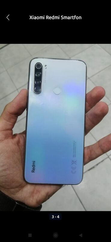 redmi note 8 irsad: Redmi Note 8, 64 GB, rəng - Göy, Barmaq izi