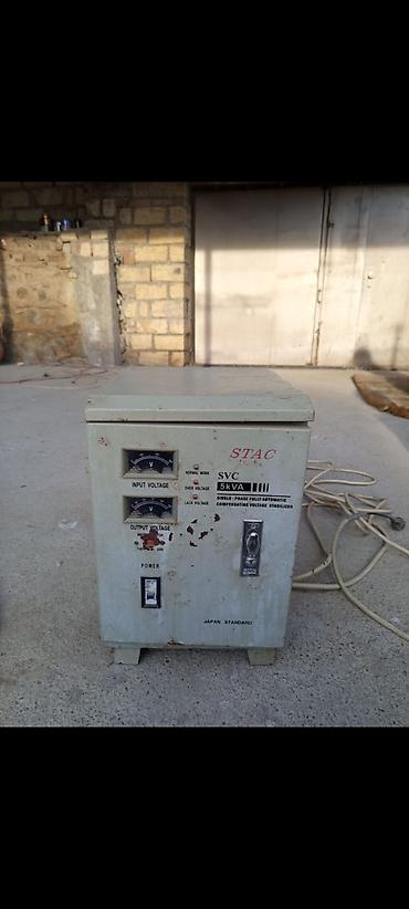 baklar və çənlər: Barter yoxdu real alıcıya endirim olunacaq. STAC SVC 5 kVA təkfazalı — 1
