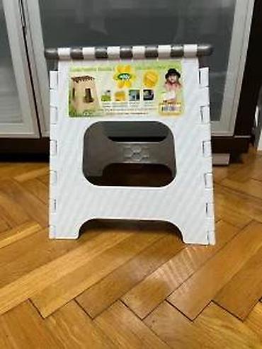 Ostali dečiji nameštaj: Preklopna plastična sklopiva stolica/tabure – HOBBY - Višenamenska — 20