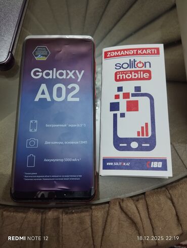 Samsung: Samsung Galaxy A02, rəng - Qırmızı, İki sim kartlı — 1