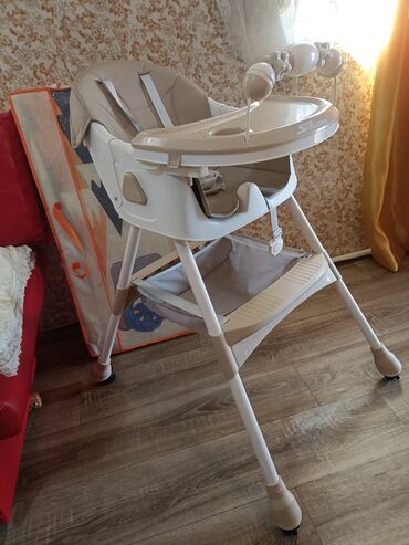 детский стол со стульями: Стульчик для кормления Для мальчика, Новый