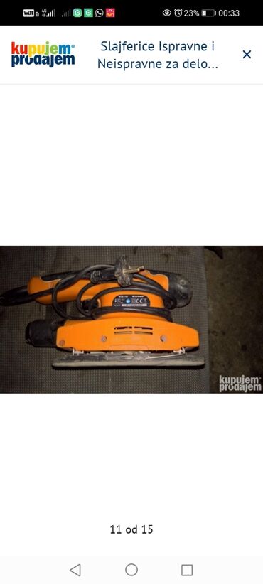 Električne polirke: Slajferice Ispravne i Neispravne za delove 1. Black&Decker KA88 na lalafo.rs — 11 Električne polirke: Slajferice Ispravne i Neispravne za delove 1. Black&Decker KA88 — 11