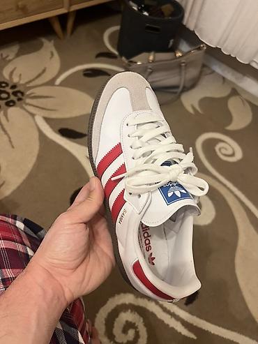 adidas krasovka: Adidas Samba OG idman ayaqqabısı Orijinal - Model: Samba OG - Rəng: ağ — 6