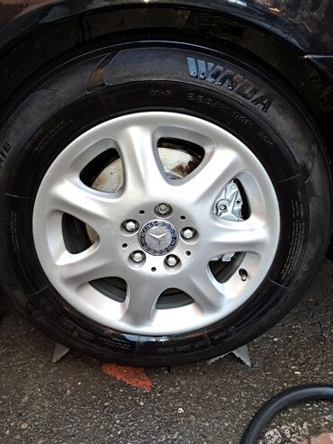 Təkərlər: Disk təkər Mercedes-Benz 225 / 60 / R 16, 5 Boltlu