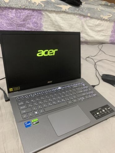 acer i3: Ноутбук, Acer, 8 ГБ ОЗУ, Intel Core i5, 15.6 ", память SSD