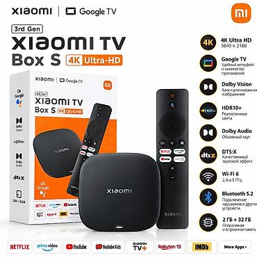 redmi a55: **Xiaomi TV Box S (3rd Gen) — медиаплеер 4K Ultra HD с Google TV** — 1