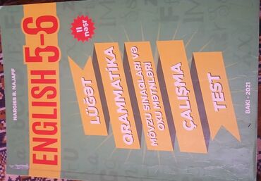 4 cü sinif testləri: İngilis dili 5-ci sinif, 2021 il