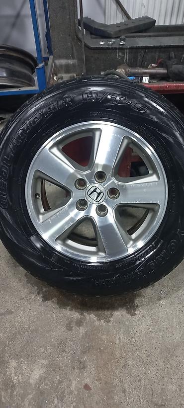 Колеса в сборе: Honda orijinal yüngül lehimli disk və şin komplekti - Disk: 5 — 1