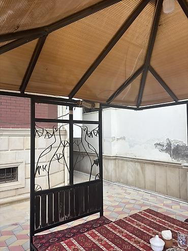 bar otracagi: Metall karkaslı bağ besedkası (üstü örtülü oturma dəsti) - Material — 6