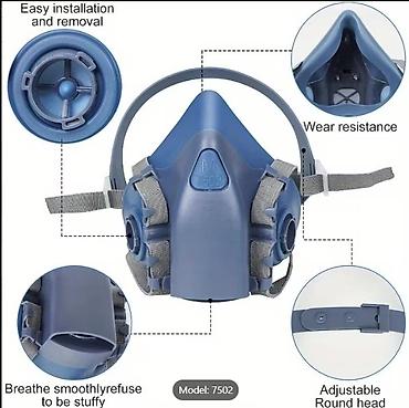 bmc maske: Profesionalni respiratorni set 16-u-1 (model 7502) sa zaštitnim — 4
