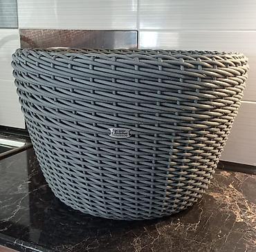 Горшки для растений: Плетеные кашпо, горшок для цветов различных форм и размеров,ручная — 7