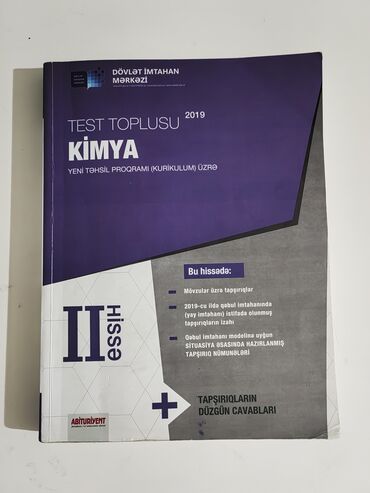 kimya 9cu sinif: Kimya Test Toplusu 2 ci hissə 2019