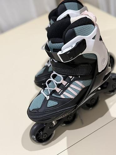 İdman və istirahət: Роликовые коньки Decathlon Oxelo Fit Junior (Раздвижные 35-38) • — 2