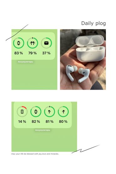 наушники belkin: AirPods Pro оригиналабалы ото жакшы таза