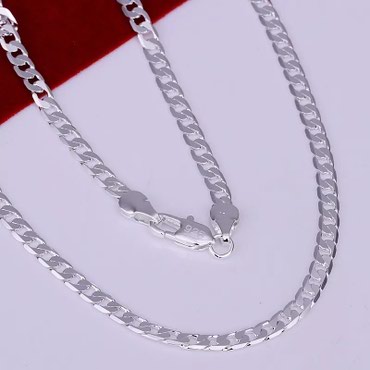 srebrni lanac: Lanac nov srebro 925 nekoriscen ide sa original kutijicom idealan za