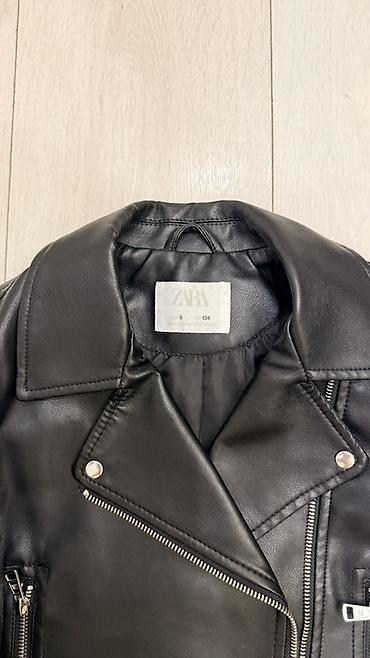 кожа брюки: Детская куртка-косуха ZARA - Размер на бирке: 8 лет / 134 см - Цвет — 3