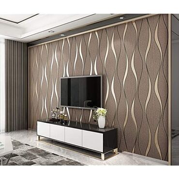 продам бу мебель бишкек: Натяжные потолки и Обои - Дизайны: 1) Волнообразный геометрический