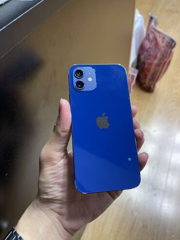 Apple iPhone: IPhone 12, 128 GB, Mavi, Zəmanət, Simsiz şarj, Face ID
