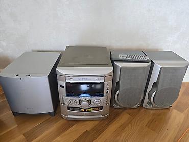 LG FST-376MV muzik mərkəzi + Sony aktiv sabvufer komplekti Komplekt