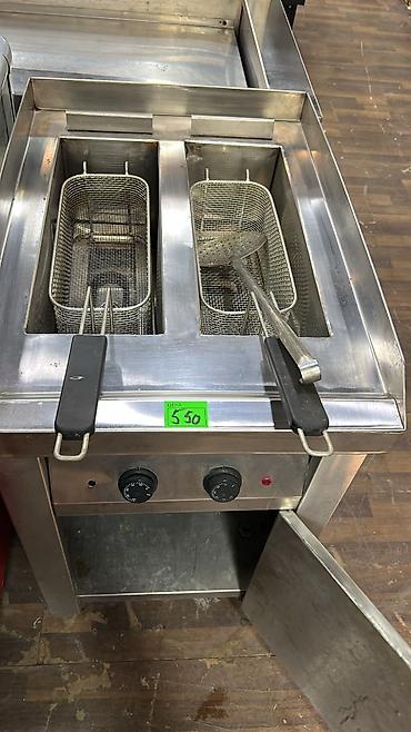 kartof free: İkiqollu elektrik friyator - Material: paslanmayan polad gövdə və iş — 1